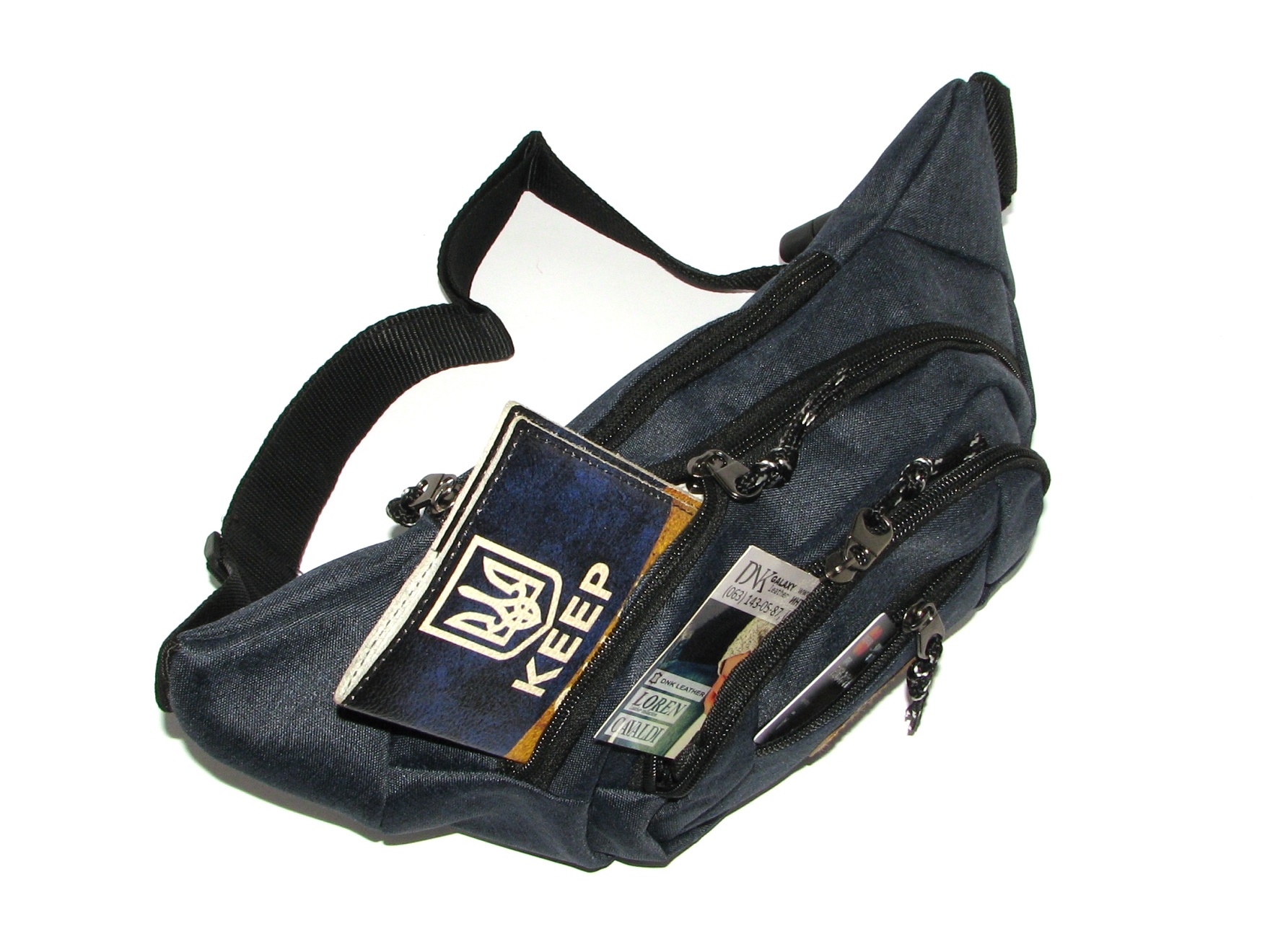 Сумка на пояс (бананка) Rovicky BAG-WB-02-4030 NAVY Сумка на пояс (бананка) Rovicky BAG-WB-02-4030 NAVY